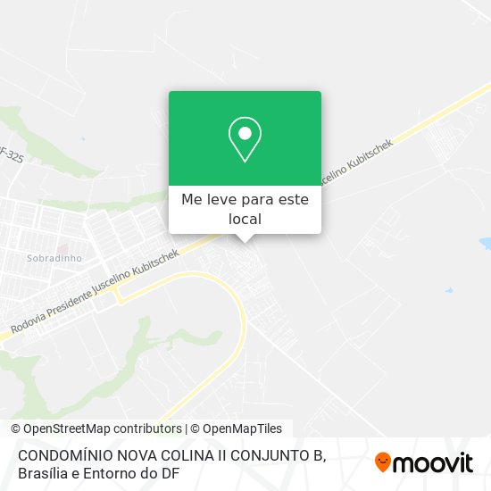CONDOMÍNIO NOVA COLINA II CONJUNTO B mapa