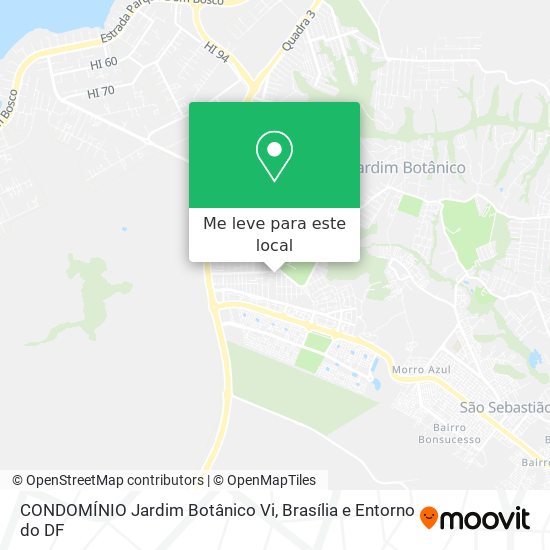 CONDOMÍNIO Jardim Botânico Vi mapa