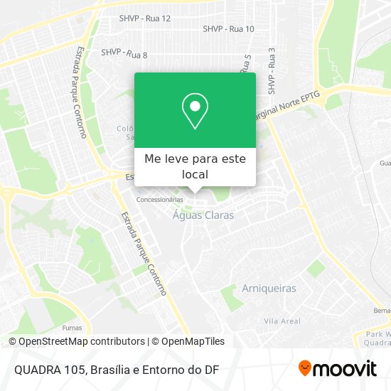 QUADRA 105 mapa