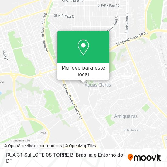 RUA 31 Sul LOTE 08 TORRE B mapa
