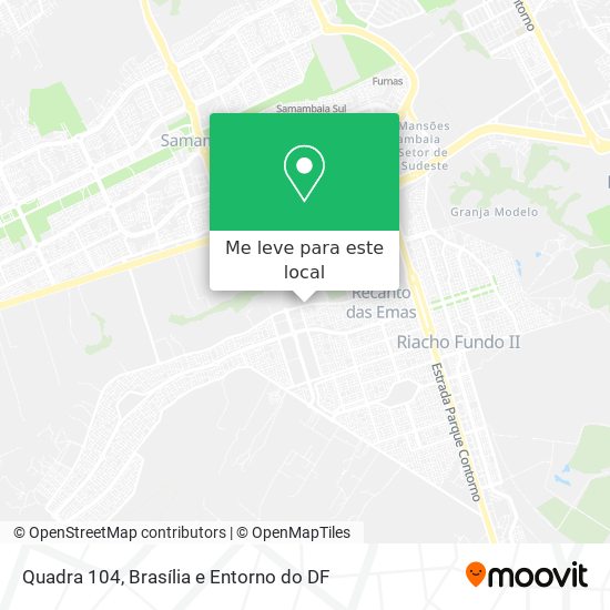 Quadra 104 mapa