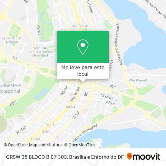 QRSW 05 BLOCO B 07 303 mapa