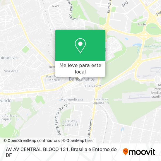 AV AV  CENTRAL BLOCO 131 mapa