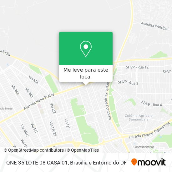 QNE 35 LOTE 08 CASA 01 mapa
