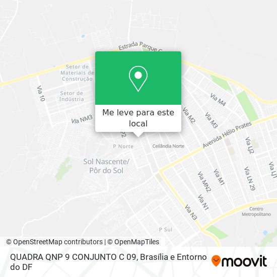 QUADRA QNP 9 CONJUNTO C 09 mapa