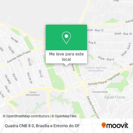 Quadra CNB 8 0 mapa
