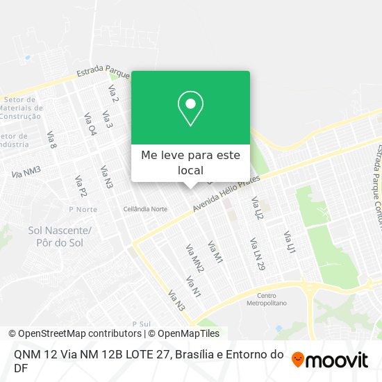 QNM 12 Via NM 12B LOTE 27 mapa