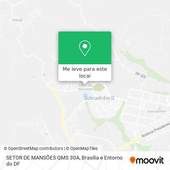 SETOR DE MANSÕES QMS 30A mapa