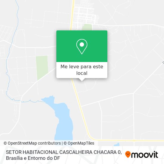 SETOR HABITACIONAL CASCALHEIRA CHACARA 0 mapa