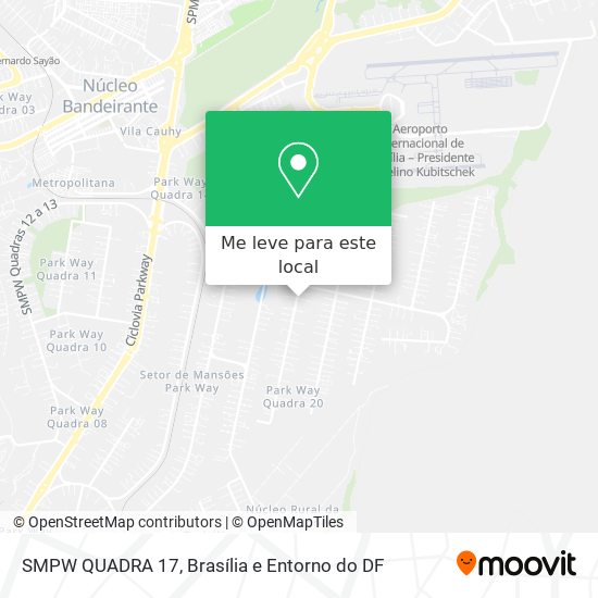 SMPW QUADRA 17 mapa