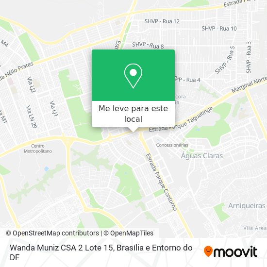 Wanda Muniz CSA 2 Lote 15 mapa