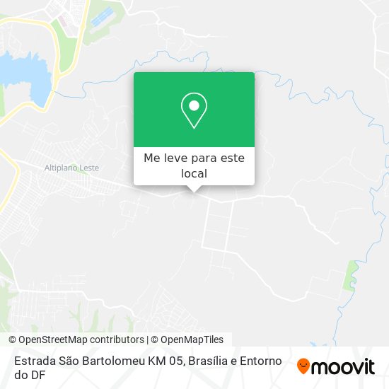 Estrada São Bartolomeu KM 05 mapa