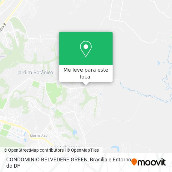 CONDOMÍNIO BELVEDERE GREEN mapa