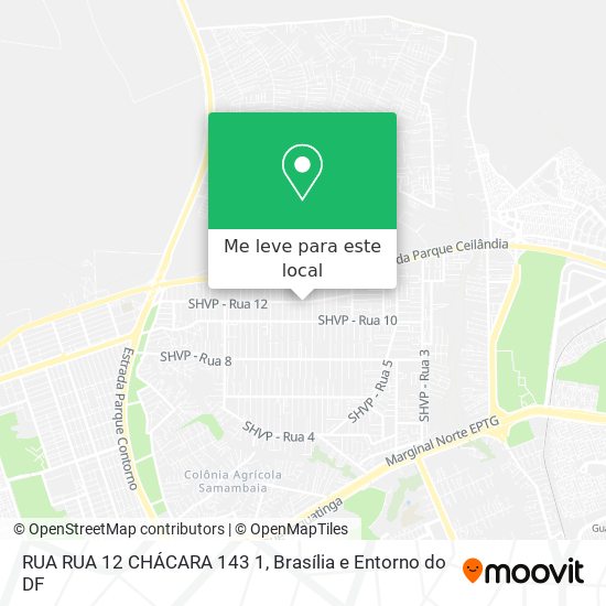 RUA RUA 12 CHÁCARA 143 1 mapa