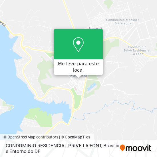 CONDOMINIO RESIDENCIAL PRIVE LA FONT mapa
