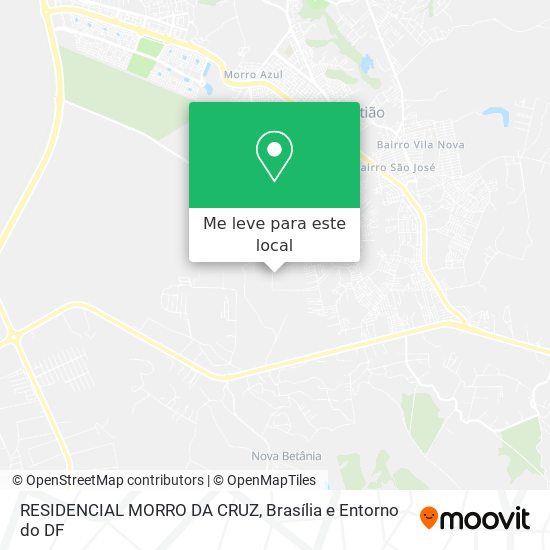 RESIDENCIAL MORRO DA CRUZ mapa
