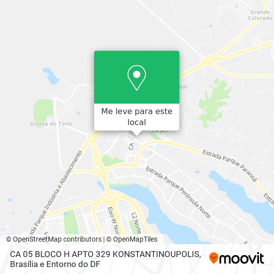 CA 05 BLOCO H APTO 329 KONSTANTINOUPOLIS mapa