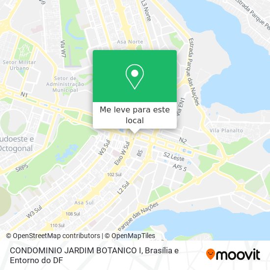 CONDOMINIO JARDIM BOTANICO I mapa