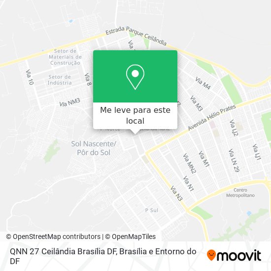 QNN 27   Ceilândia  Brasília   DF mapa