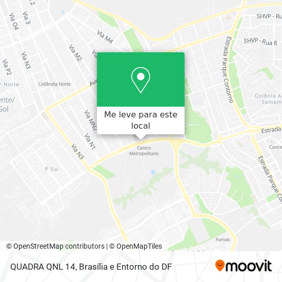 QUADRA QNL 14 mapa