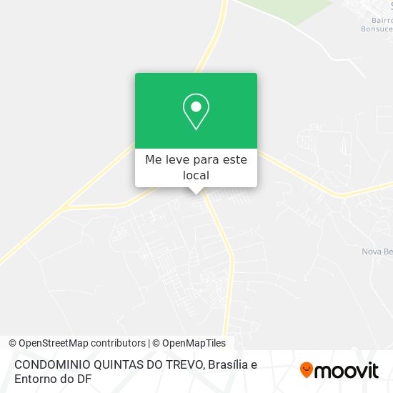 CONDOMINIO QUINTAS DO TREVO mapa