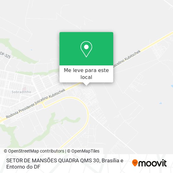 SETOR DE MANSÕES  QUADRA QMS 30 mapa