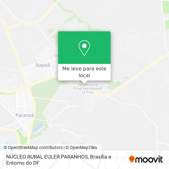 NÚCLEO RURAL EULER PARANHOS mapa