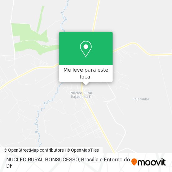 NÚCLEO RURAL BONSUCESSO mapa