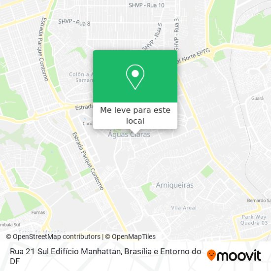 Rua 21 Sul   Edifício Manhattan mapa