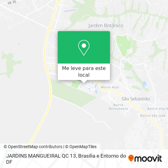 JARDINS MANGUEIRAL QC 13 mapa