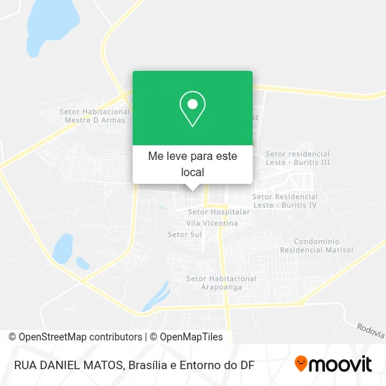 RUA DANIEL MATOS mapa