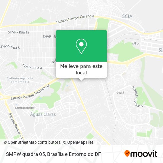 SMPW quadra 05 mapa