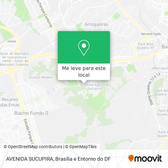 AVENIDA SUCUPIRA mapa