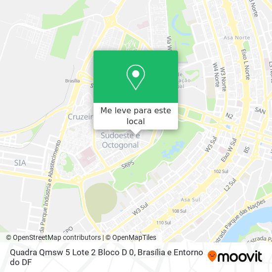 Quadra Qmsw 5 Lote 2 Bloco D 0 mapa