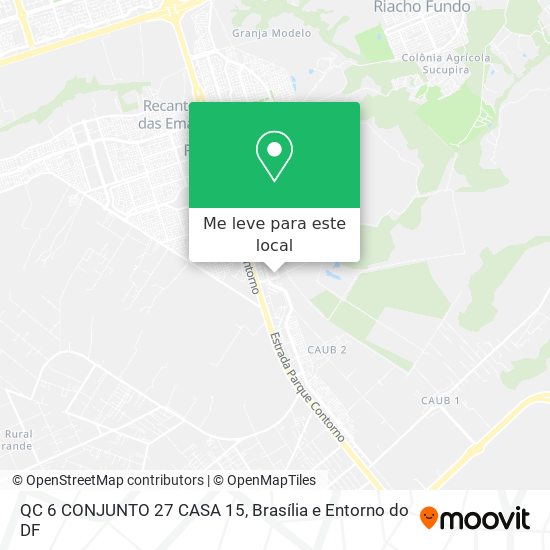 QC 6 CONJUNTO 27 CASA 15 mapa