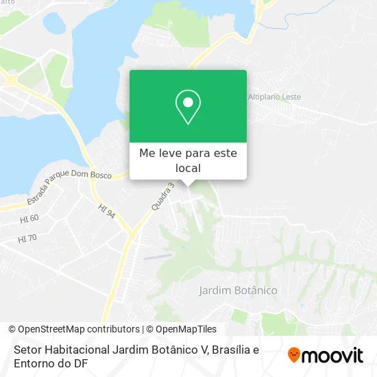 Setor Habitacional Jardim Botânico V mapa