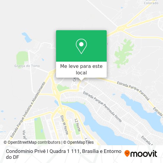 Condomínio Privê I Quadra 1 111 mapa