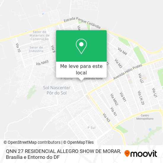 QNN 27  RESIDENCIAL ALLEGRO SHOW DE MORAR mapa