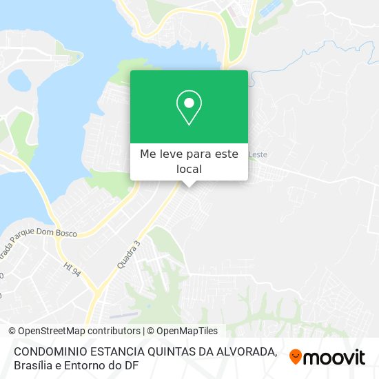 CONDOMINIO ESTANCIA QUINTAS DA ALVORADA mapa