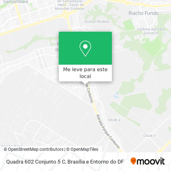 Quadra 602 Conjunto 5 C mapa