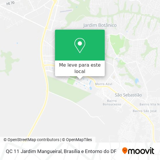QC 11 Jardim Mangueiral mapa