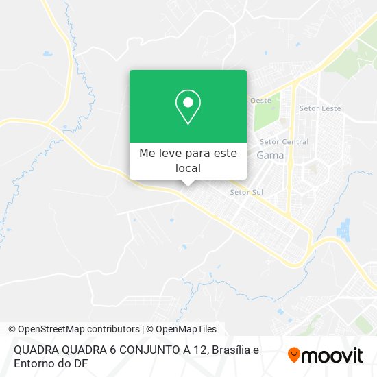 QUADRA QUADRA 6 CONJUNTO A 12 mapa