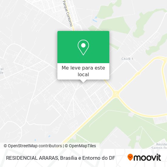 RESIDENCIAL ARARAS mapa