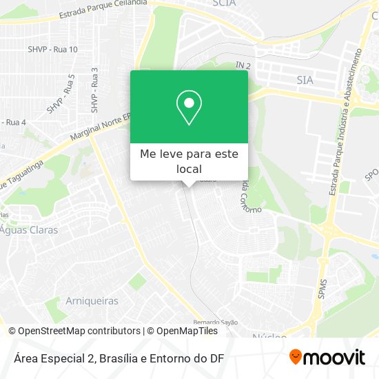 Área Especial 2 mapa
