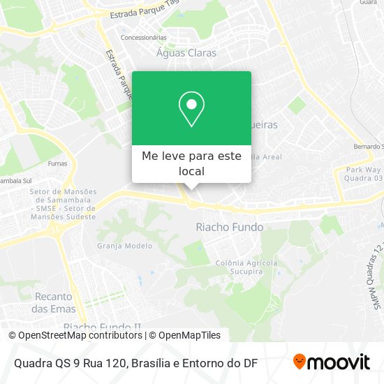 Quadra QS 9 Rua 120 mapa