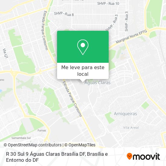 R  30 Sul  9   Águas Claras  Brasília   DF mapa