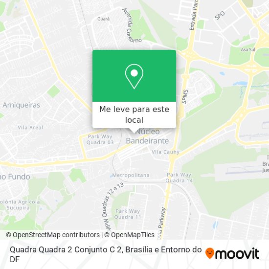 Quadra Quadra 2 Conjunto C 2 mapa