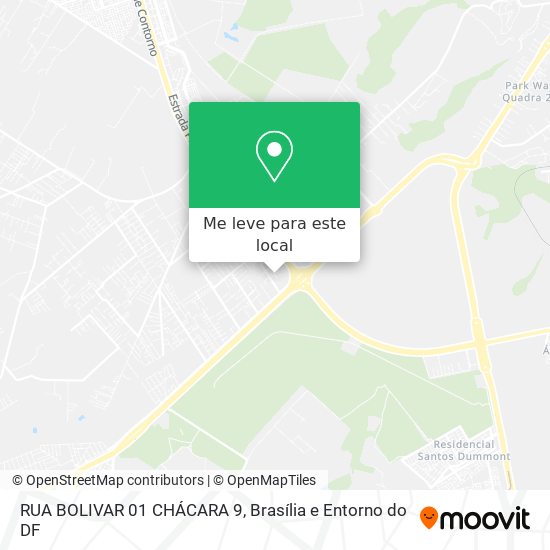 RUA BOLIVAR 01 CHÁCARA 9 mapa