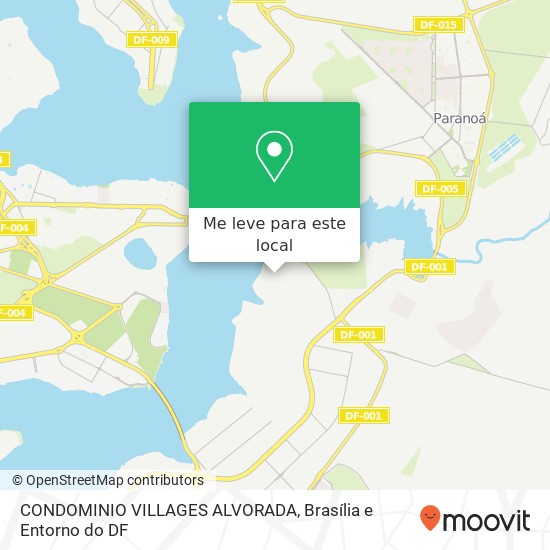 CONDOMINIO VILLAGES ALVORADA mapa