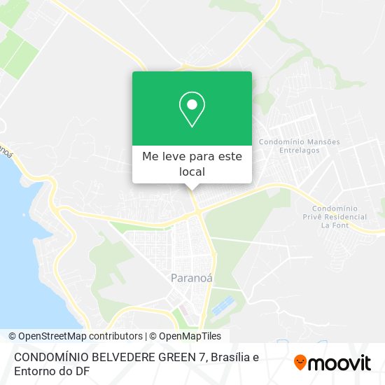 CONDOMÍNIO BELVEDERE GREEN 7 mapa